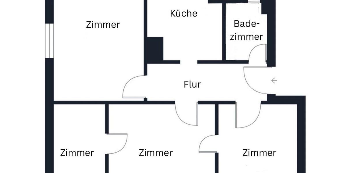 Etagenwohnung Aulendorf - 4 Zimmer, 78 m&sup2;, 865&euro; | Angebot:25396859