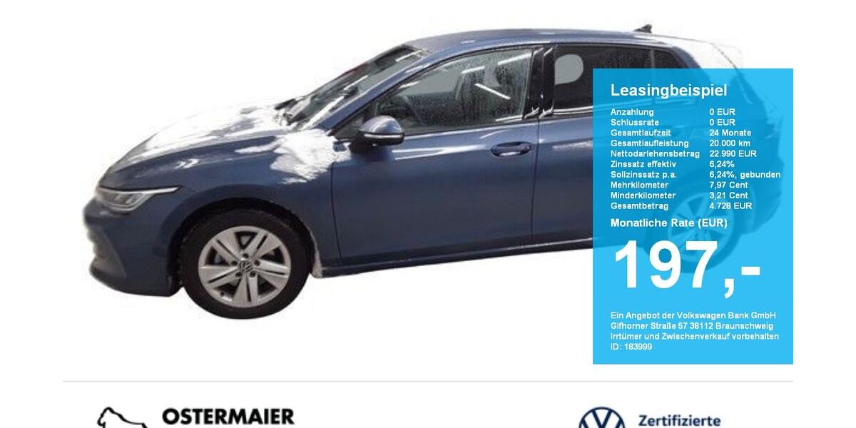 VW Golf 29.450 km 22.990 &euro; Vilsbiburg 84137