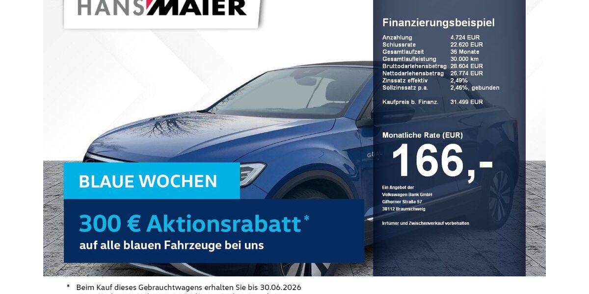 VW T-Roc 5.517 km 31.499 &euro; Erding 85435