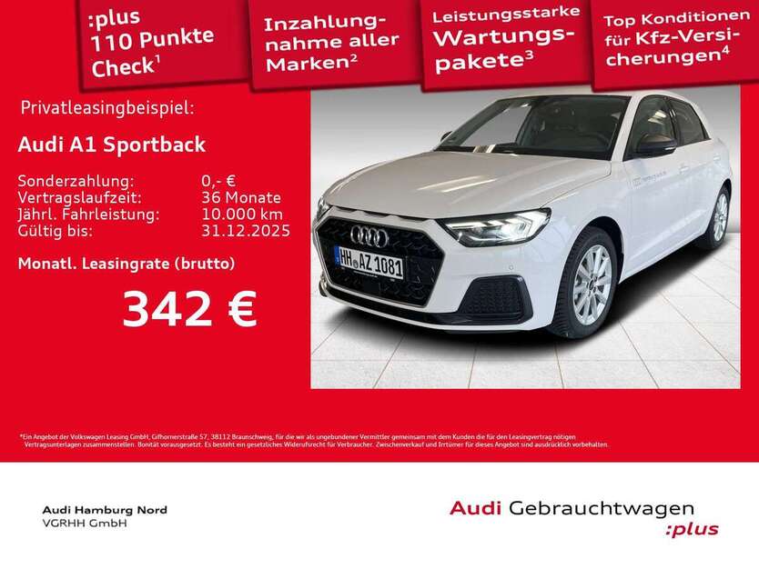 Audi A1 1.899 km 24.421 € Hamburg 22419