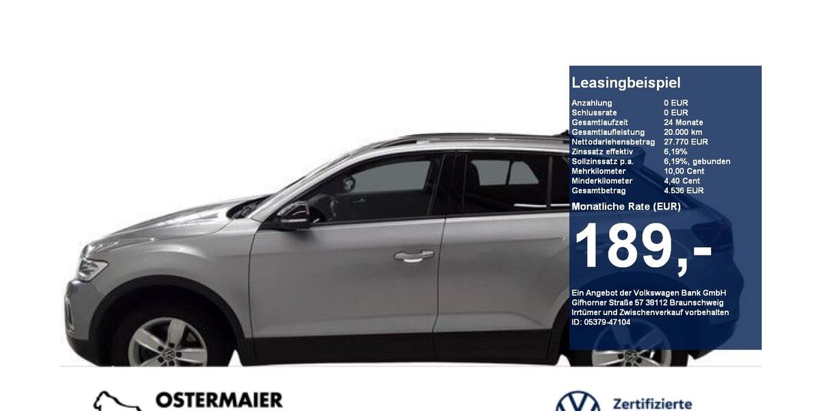 VW T-Roc 30.750 km 27.770 &euro; Vilsbiburg 84137
