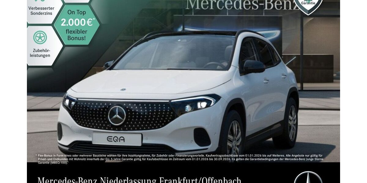 Mercedes-Benz EQA 9.896 km 39.890 &euro; Frankfurt 60599