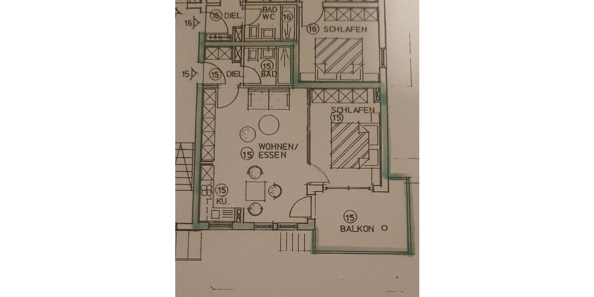 Etagenwohnung Sachsenheim - 2 Zimmer, 47 m&sup2;, 225.000&euro; | Angebot:25249822
