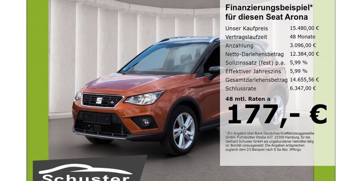 Seat Arona 73.982 km 15.480 &euro; Ruhstorf 94099