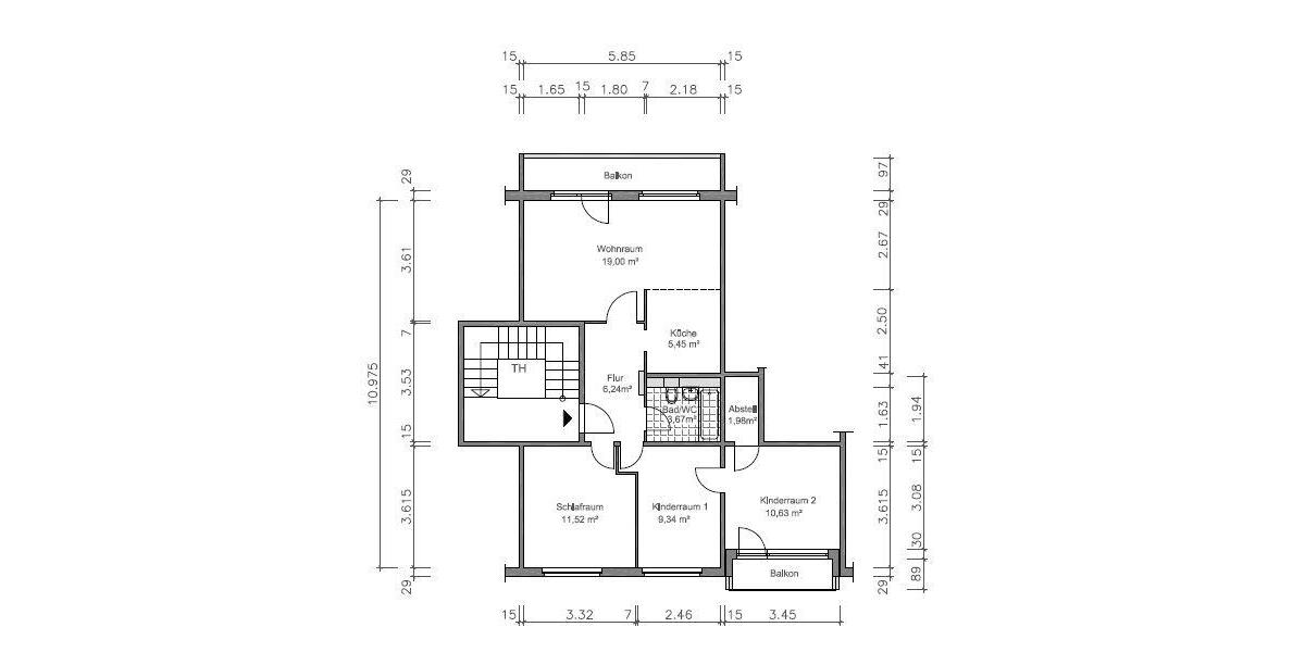 Etagenwohnung Gera Lusan - 4 Zimmer, 71 m&sup2;, 395&euro; | Angebot:26678239