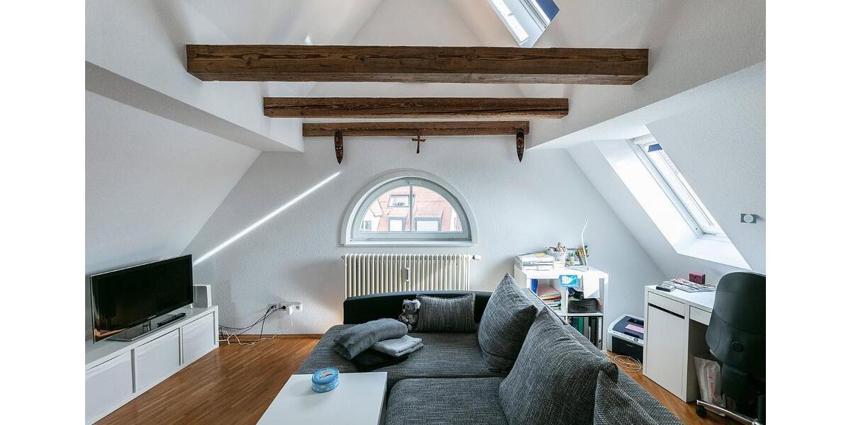 Dachgeschoßwohnung Ulm - 2 Zimmer, 50 m&sup2;, 890&euro; | Angebot:25419443