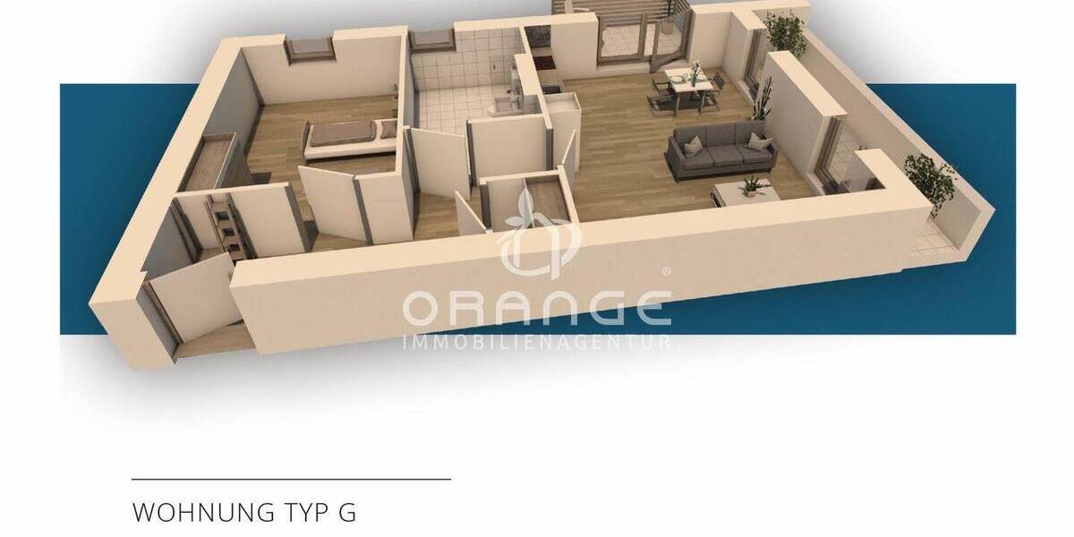 Etagenwohnung Pocking Hartkirchen - 2 Zimmer, 71 m&sup2;, 297.407&euro; | Angebot:25670736
