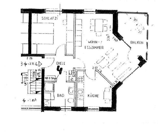 Etagenwohnung Ahaus - 2 Zimmer, 60 m&sup2;, 525&euro; | Angebot:26908277