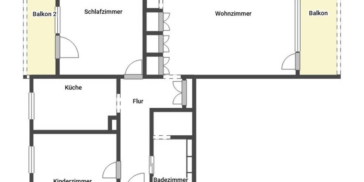 Etagenwohnung Germering Neugermering - 3 Zimmer, 82 m&sup2;, 489.000&euro; | Angebot:25984983