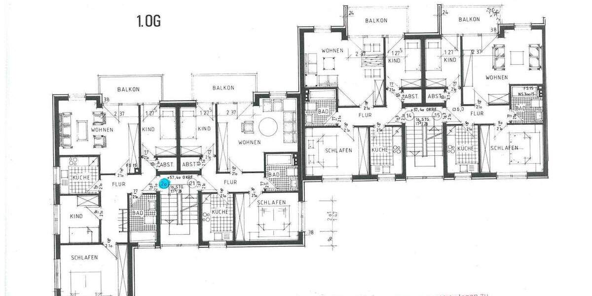 Frei werdende 4-Zimmer-Eigentumswohnung in der Norderallee in Flensburg mit Balkon 4 zimmer
