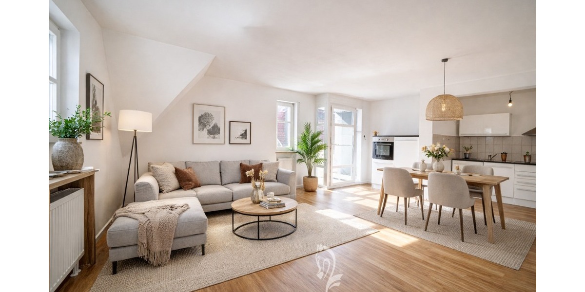 Renovierte 2,5-Zimmer-Wohnung mit Balkon, zentral und ruhig - Etagenwohnung Haßfurt | Angebot:25542190