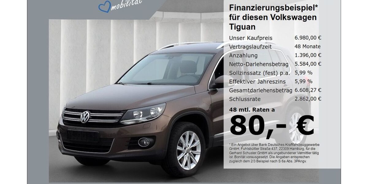 VW Tiguan 140.354 km 6.980 &euro; Ruhstorf 94099