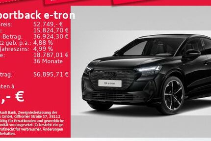 Audi Q4 e-tron 24.774 km 52.749 &euro; Eching 85386
