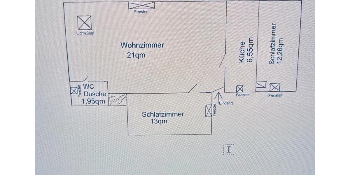 Erdgeschoßwohnung Ludwigshafen am Rhein Rheingönheim - 3 Zimmer, 55 m&sup2;, 860&euro; | Angebot:25918972