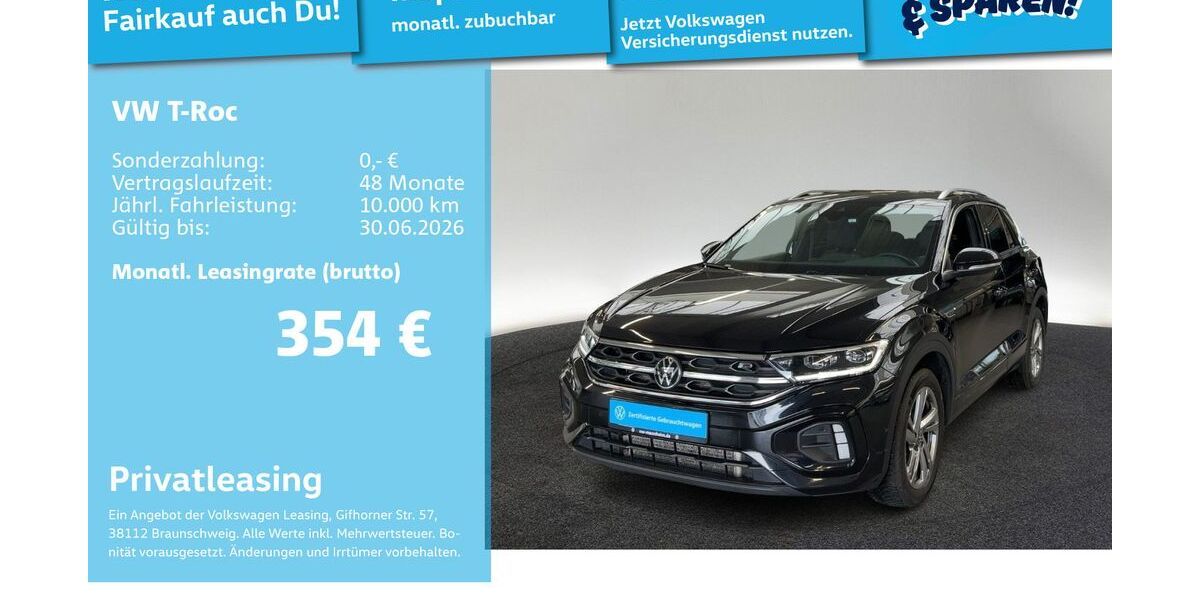 VW T-Roc 81.552 km 25.496 &euro; Mannheim 68309