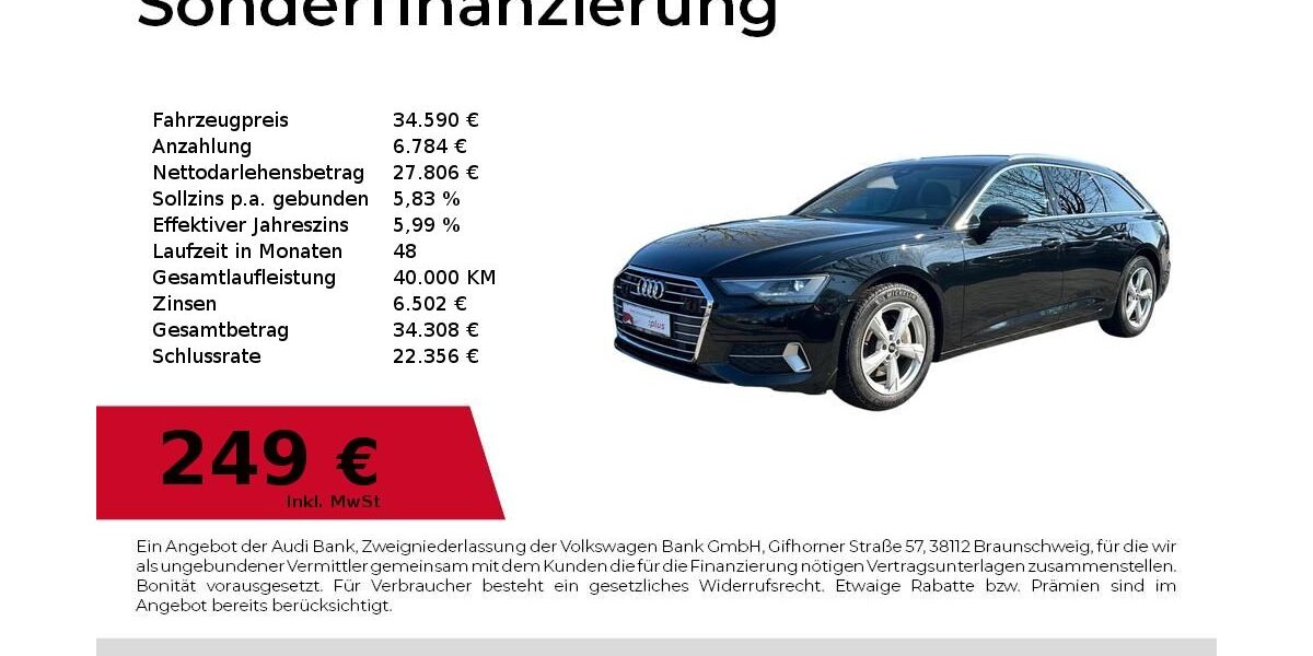 Audi A6 45.615 km 34.590 &euro; Dessau-Roßlau 06844