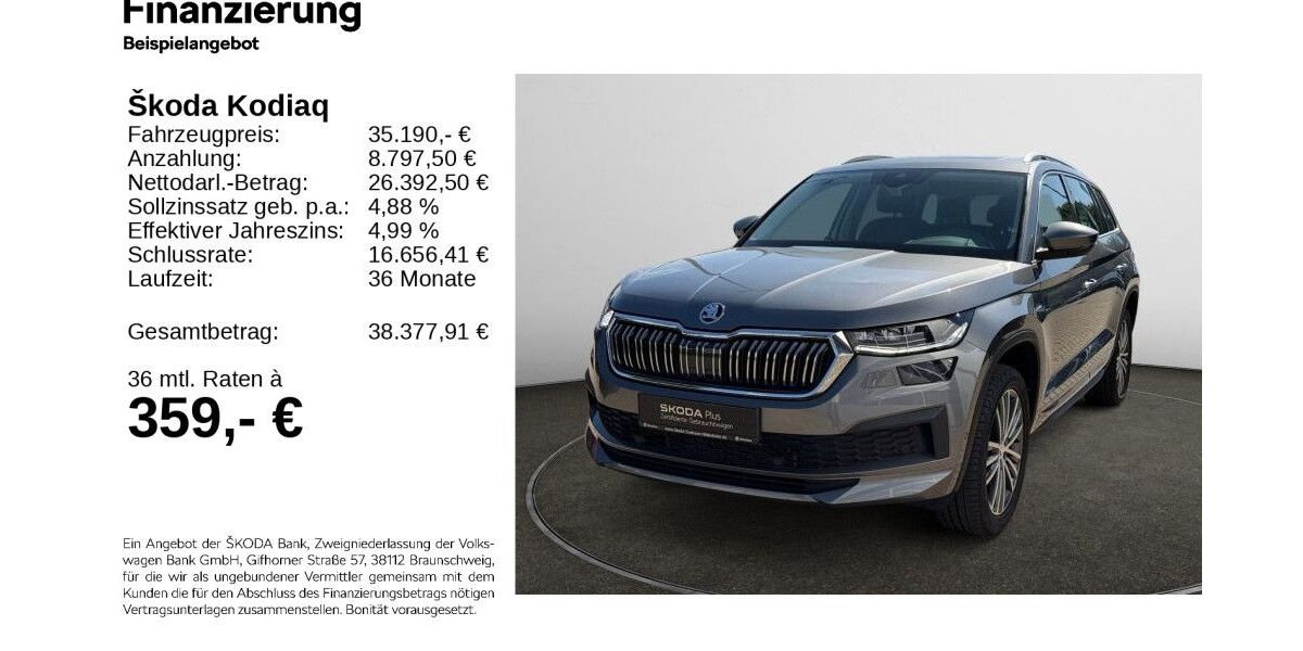 Skoda Kodiaq 80.587 km 34.870 &euro; Hildesheim 31137