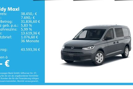VW Caddy Maxi 4.998 km 37.950 &euro; Ulm 89079