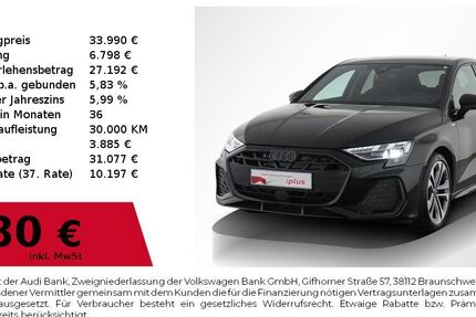 Audi A3 7.800 km 33.990 &euro; Nürnberg 90441