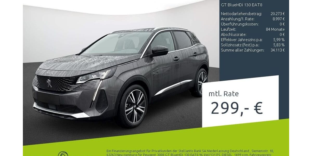 Peugeot 3008 7.924 km 26.969 &euro; Ahaus 48683