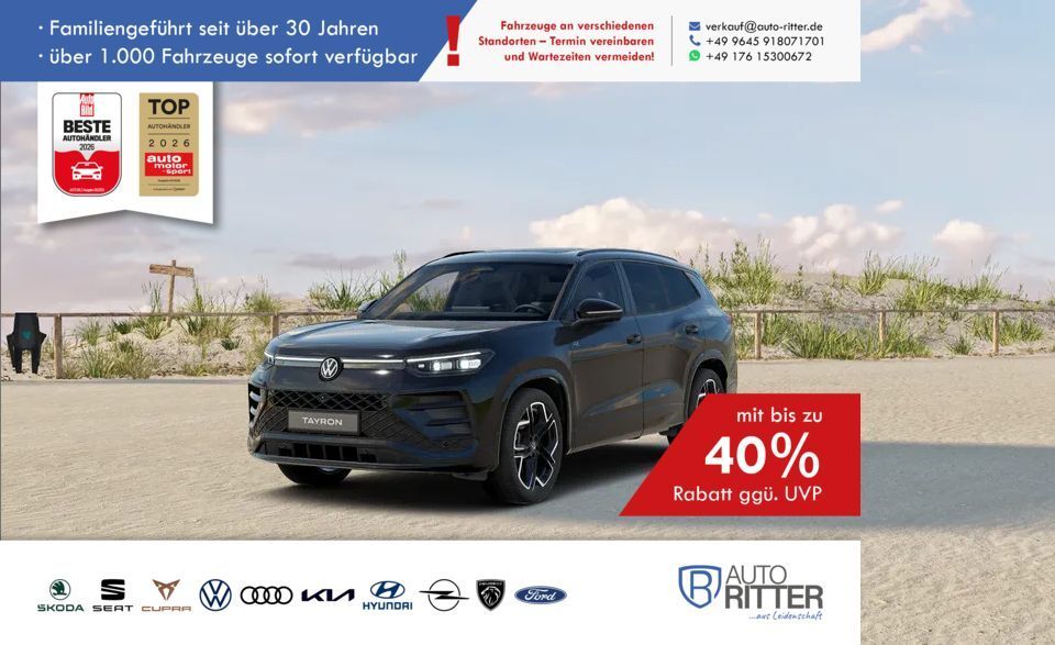 VW Tayron 6.251 km 57.190 &euro; Eschenbach 92676