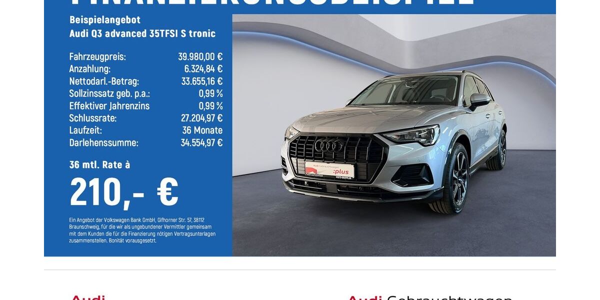 Audi Q3 8.700 km 37.900 &euro; Göttingen OT Grone 37081
