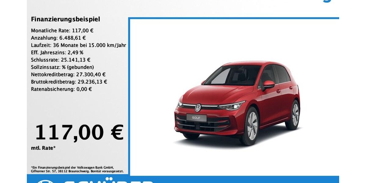 VW Golf 1.904 km 32.897 &euro; Dießen am Ammersee 86911