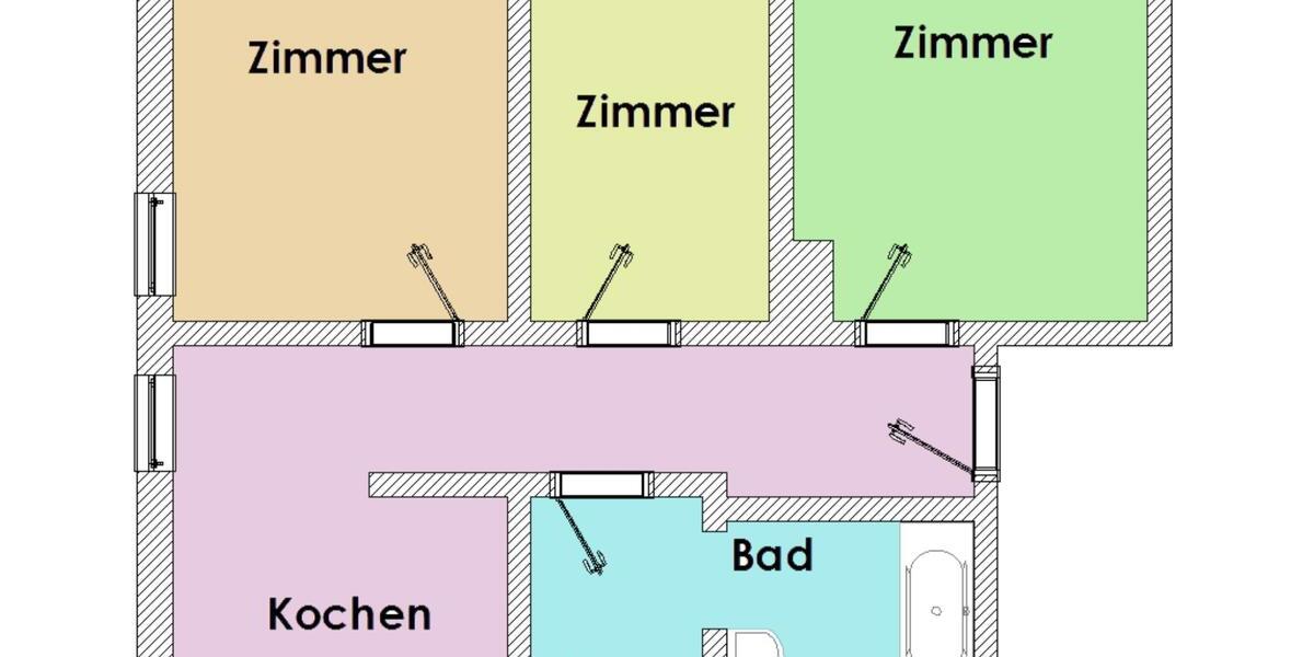 3-Zimmerwohnung mit EBK in Hörlitz 3 zimmer