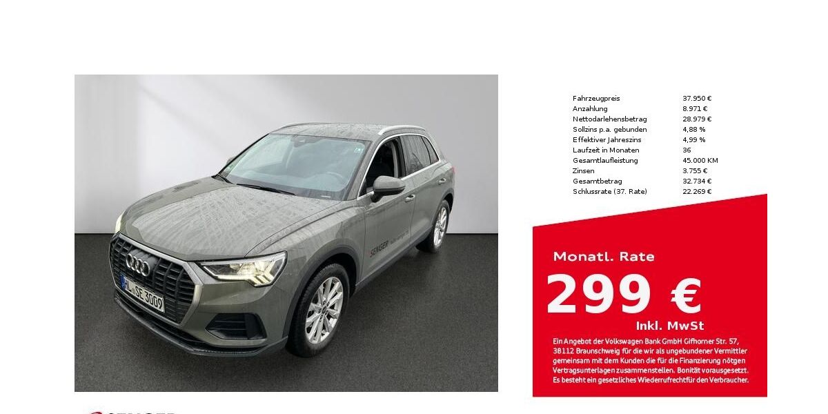 Audi Q3 33.850 km 37.950 &euro; Lübeck 23556