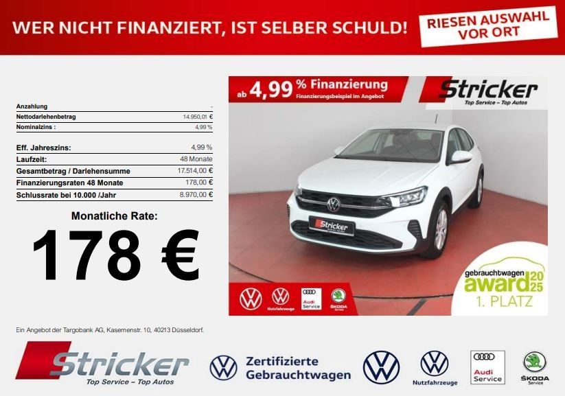 VW Taigo 36.801 km 14.949 &euro; Horn-Bad Meinberg 32805