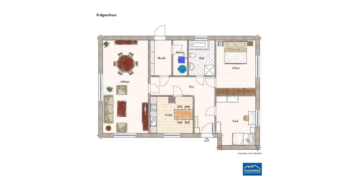 Einfamilienhaus Stadland Norderschwei - 3 Zimmer, 91 m&sup2;, 189.000&euro; | Angebot:25668920
