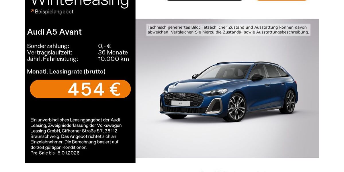 Audi A5 8.340 km 53.190 &euro; Eisenach 99817