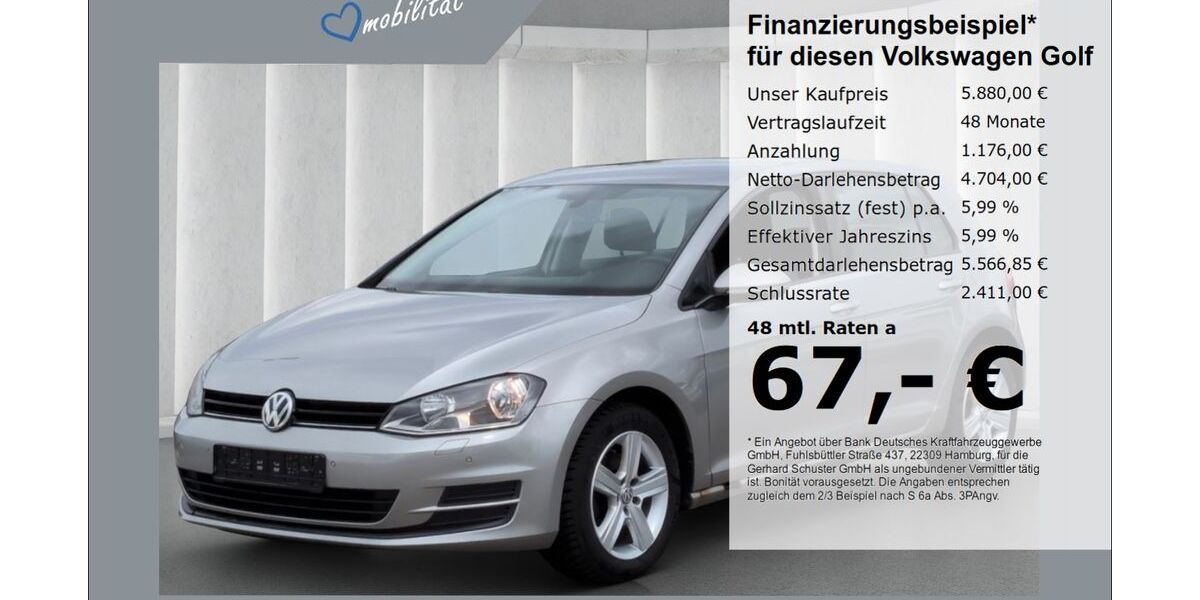 VW Golf 173.923 km 5.880 &euro; Ruhstorf 94099