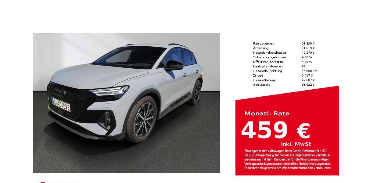 Audi Q4 e-tron 14.800 km 49.890 &euro; Lübeck 23556