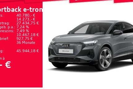 Audi Q4 e-tron 4.854 km 40.780 &euro; Frankfurt am Main 60314