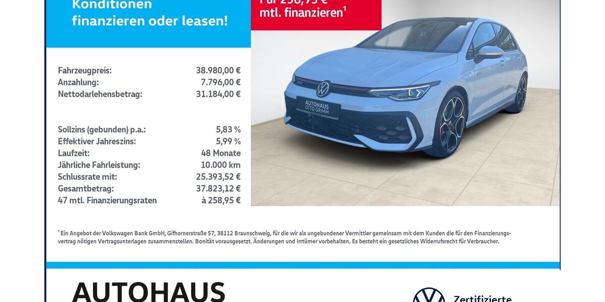VW Golf 5.824 km 37.980 &euro; Bitterfeld-Wolfen 06749
