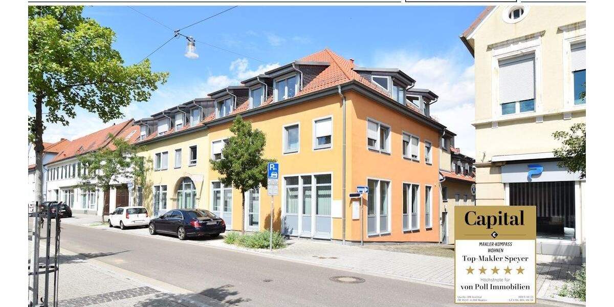 1,5-Zimmer-Wohnung mit Einbauküche und Balkon im Herzen von Speyer 1 zimmer