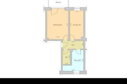 Wohnung Satow - 1.5 Zimmer, 42 m&sup2;, 380&euro; | Angebot:26316732