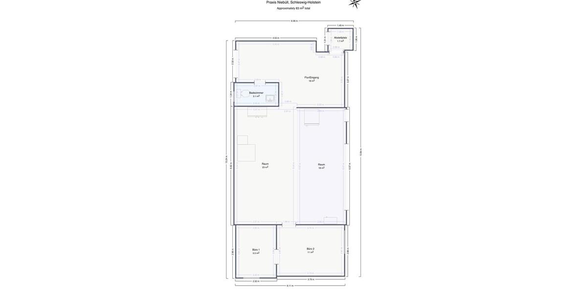 Gewerbeobjekt Niebüll - 850&euro; | Angebot:26407571