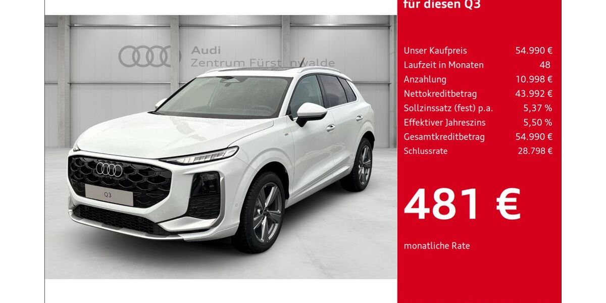 Audi Q3 1.500 km 54.990 &euro; Fürstenwalde 15517