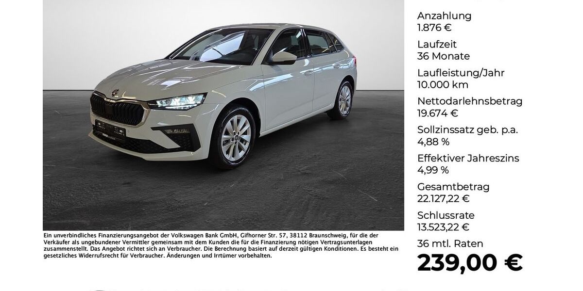 Skoda Scala 15.222 km 21.550 &euro; Lengerich 49525