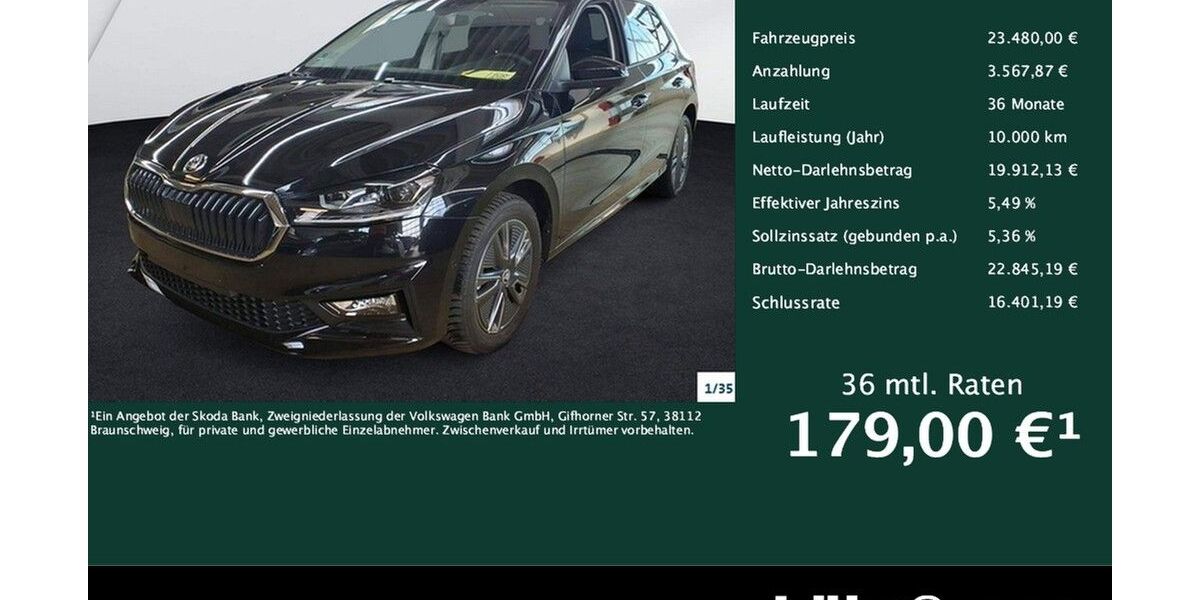 Skoda Fabia 7.374 km 23.480 &euro; Trier 54292