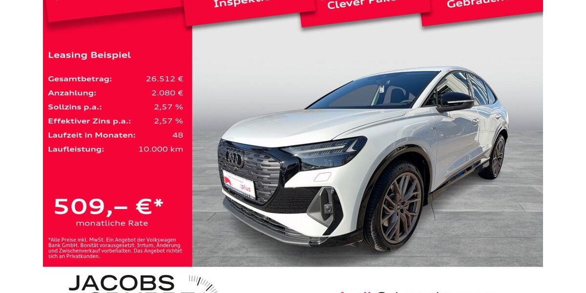 Audi Q4 e-tron 6.317 km 53.480 &euro; Mönchengladbach 41066