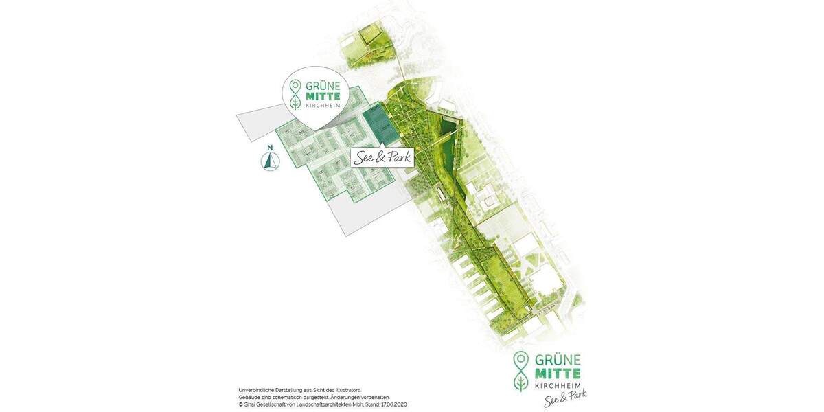 Etagenwohnung Kirchheim b. München Heimstetten - 3 Zimmer, 69 m&sup2;, 642.000&euro; | Angebot:25275442