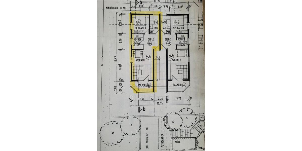 Etagenwohnung Plochingen - 2 Zimmer, 55 m&sup2;, 225.000&euro; | Angebot:27023752