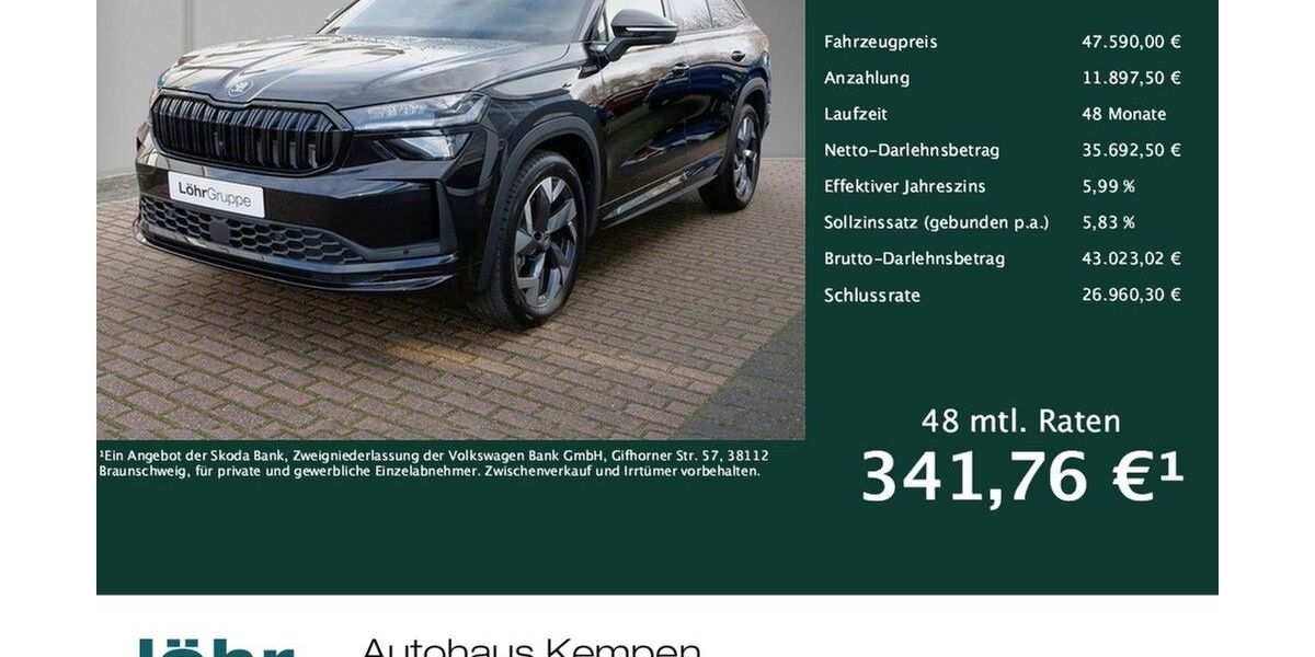 Skoda Kodiaq 10.800 km 46.650 € Meckenheim / Bonn 53340