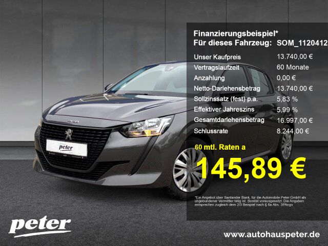 Peugeot 208 31.750 km 13.740 € Nordhausen 99734