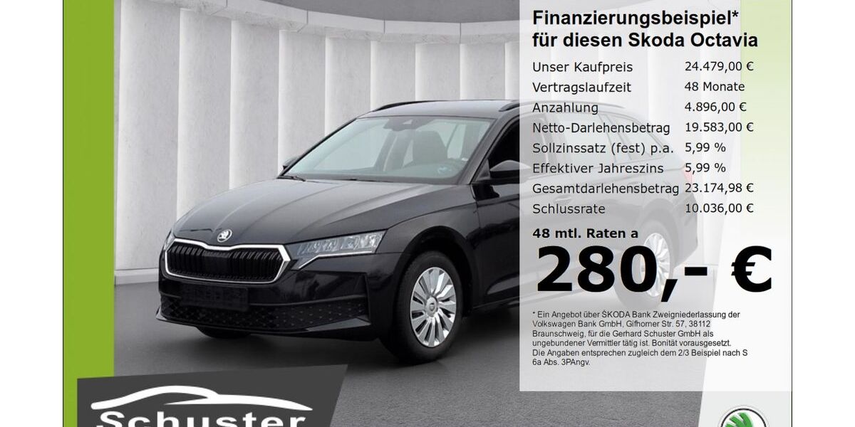 Skoda Octavia 23.383 km 24.479 &euro; Ruhstorf 94099