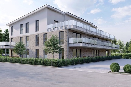 Helle 2-Zimmer OG-Wohnung KfW 40+ Bauweise + Aufzug + Balkon + Stellplatz - Wohnung Weyhe | Angebot:25974653