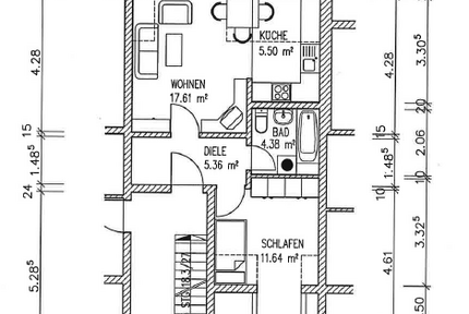 Wohnung zum Mieten in Traunreut 532,44 € 44.37 m²